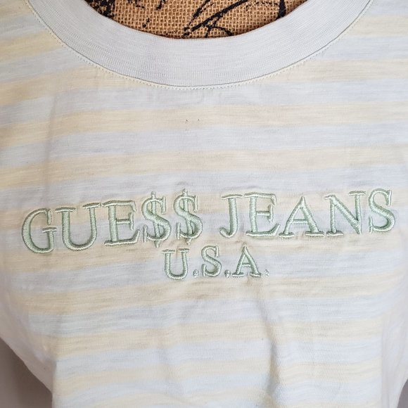 Guess x ASAP ROCKY Striped Crop Top - Picture 2 of 4